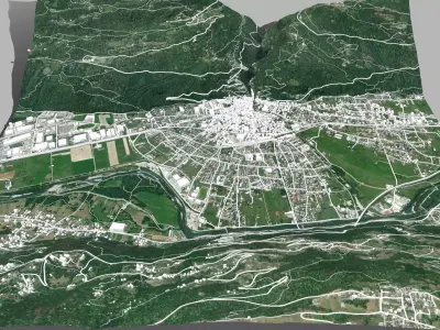 Cityscape Morbegno Italy 3D model