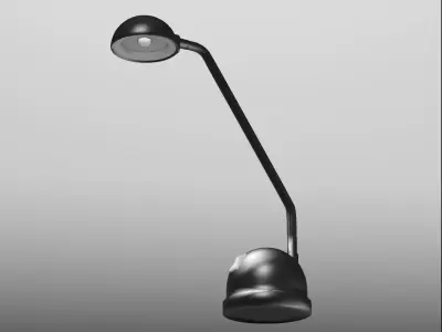 Desk lamp Low-poly 3D model 13