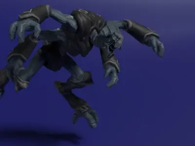 Ugo the Ugo humanoid Low-poly 3D model