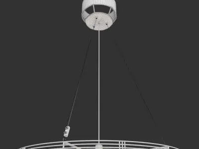 Suspension MESH M BLANC 3D model
