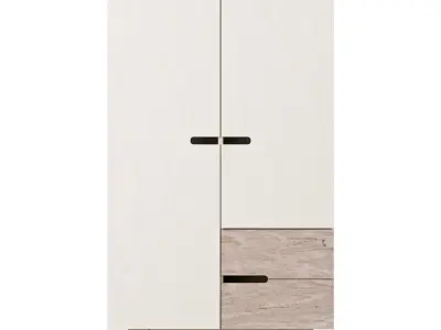 Wardrobe HUH 2 doors Radis 3D model