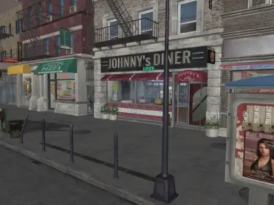 Scene - Street-Johnny - Exterior 3D model