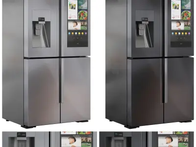 Samsung Refrigerator Set02 3D model