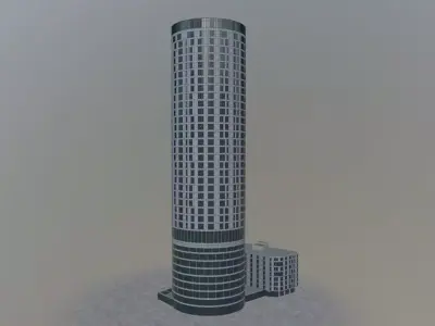 London Vauxhall Gardens Low-poly 3D model