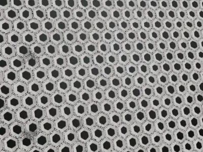 Worn Metal Grill Rusted Transparent PBR Seamless Texture