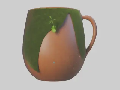 Smart Plant Pot Model 1 Low-poly 3D model