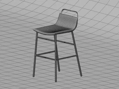 Barstool 3D model