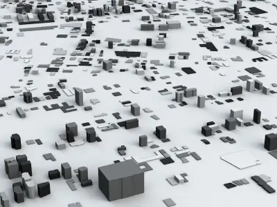 Santo Domingo Streets and Buildings 3D model