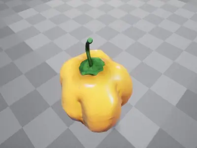 Stylized PBR Chile Peron Chile Manzano JFG Free low-poly 3D model