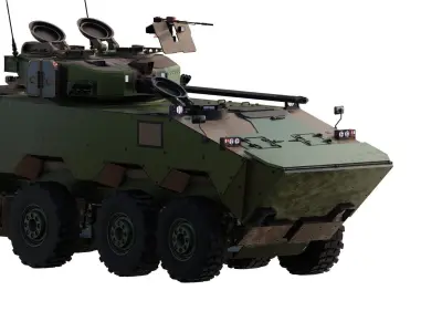 MILITARY INFANTRY VEHICLE 8X8 3D model
