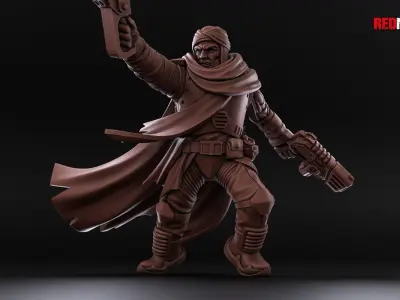 Desert Raiders - Officer of the Imperial Force 3D print model