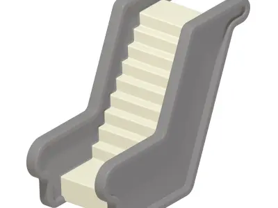 Premium Escalator 3D print model