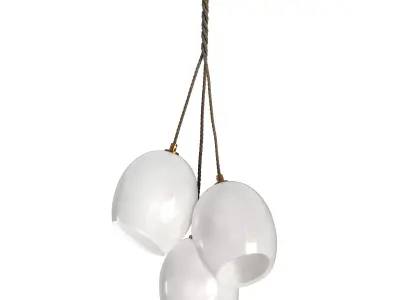 Glass Cluster Pendant Set of 3 by TRNK 3D model