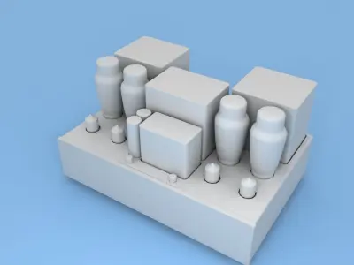Amplifier kondo 3D model