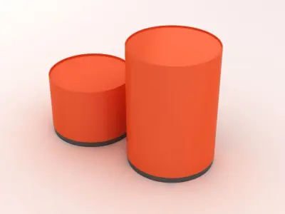 Kartell Cabinet Side Table 3D model