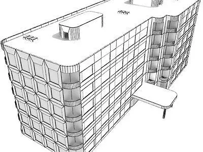 Collection of Detailed 15 Buildings 3D model