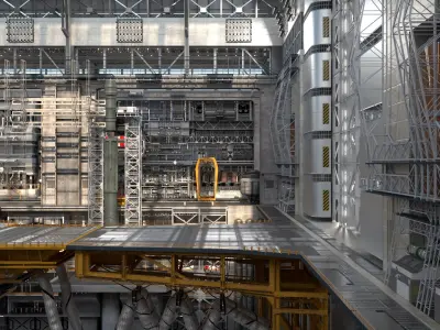  Conceptual Maintenance Center for Low-orbit Vehicles 