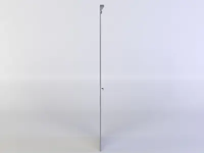 Door metal pole Low-poly 3D model purchase