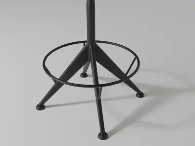 Bar stool 3D model