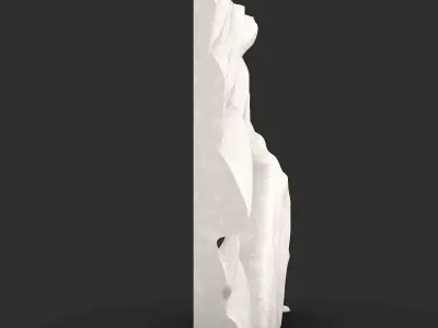 Fractured Gneiss Rock Wall Prop 3D print model purchase
