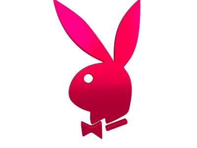 Playboy Logo v1 009 Free low-poly 3D model