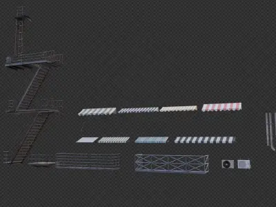 Buildings Asset Pack  212 Assets - 50 buildings plus 162 modular 3D model