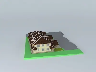 Double Storey Terrace 3D model