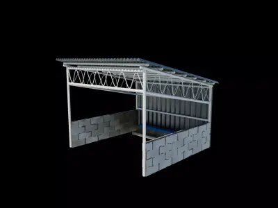 Bus Stop 3D model