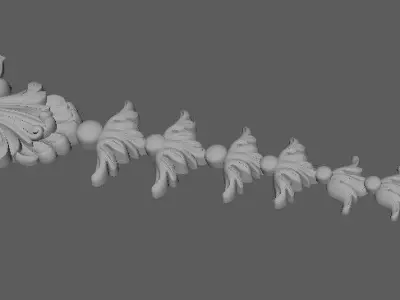 dekor ornament 3D model 82