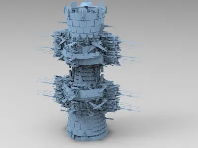 Plasma Tower generator 3D model