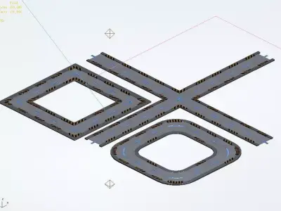 Building - Fleet - Surface Pavement 01 3D model