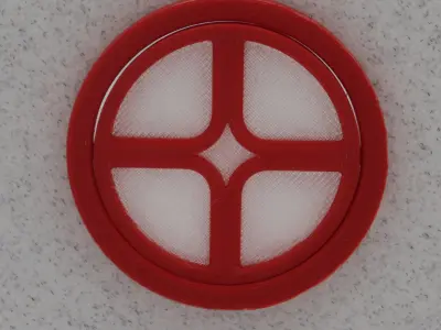 Functional Round window style 1 multi-color  3D print model