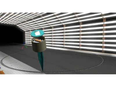 solar yard light 3D print model