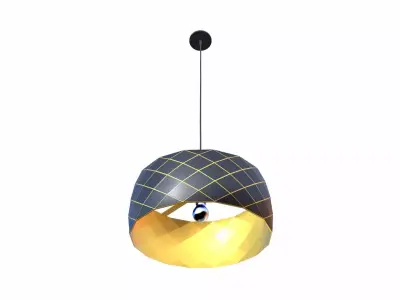 Hanging Lamp Low-poly 3D model