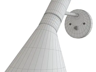 AJ Wall Sconce Low-poly 3D model