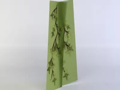Green block Low-poly 3D model