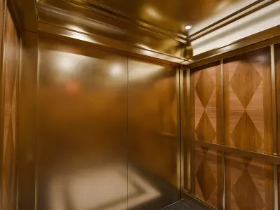 Mid-Century style Elevator Low-poly 3D model