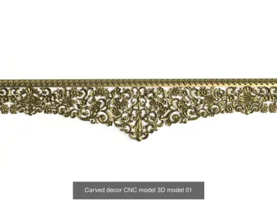 Collection onlay molding12 3D Model Pack