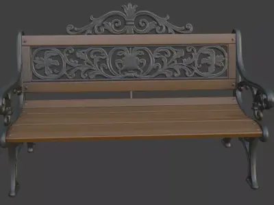 Park Bench 3D model
