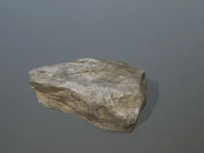 Rock Set Low-poly 3D model