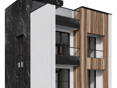 Villa Building 02  3D model