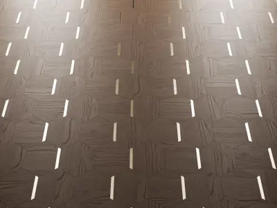 Alveo v345 Modular Floor By Foglie D Oro 3D model