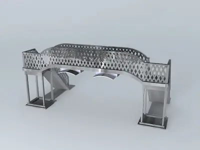 Eco Rail Track Walkover From our Plans Old Steam Days Free 3D model