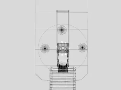 public light Low-poly 3D model