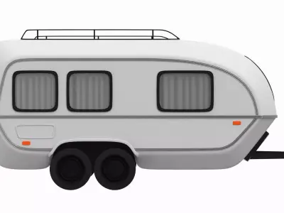 Caravan 01 3D model