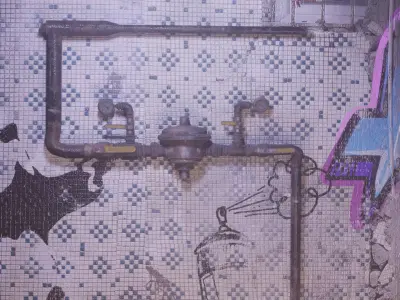 Gas Meter  Low-poly 3D model