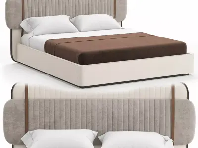 BED SCOTT Low-poly 3D model