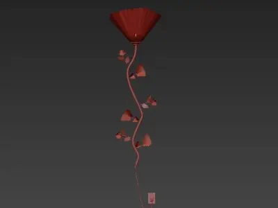 Tiffany flower 3D model
