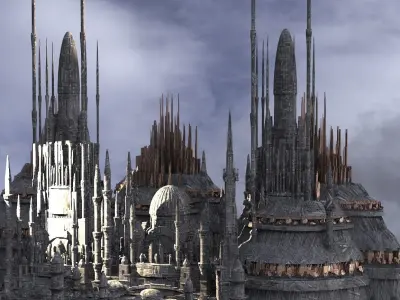 Asgard Scifi version kit bash 2 3D model