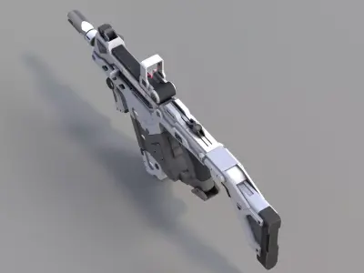 Science Fiction Gun 7 3D model